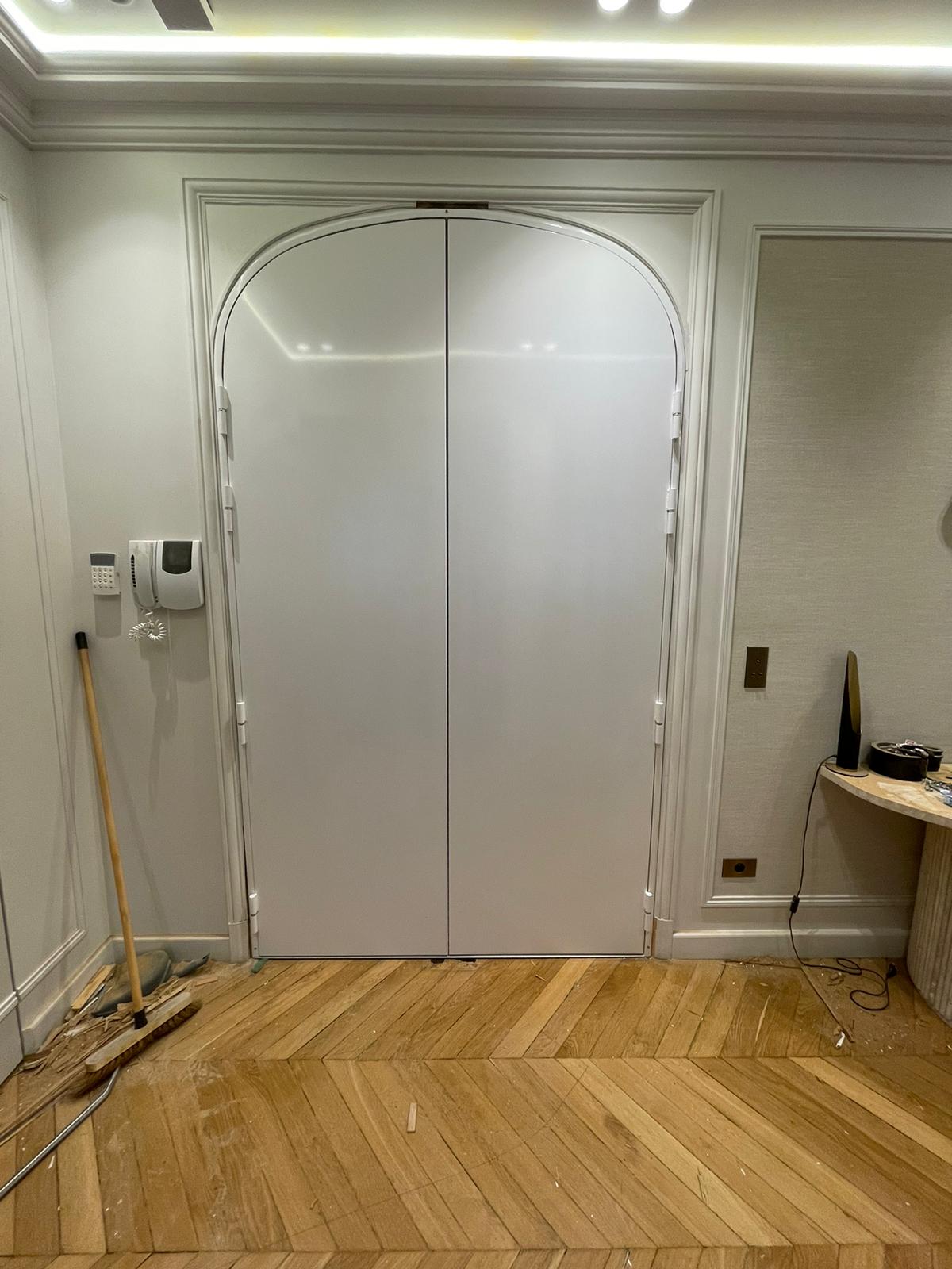 installation d'une porte blindé à un particulier